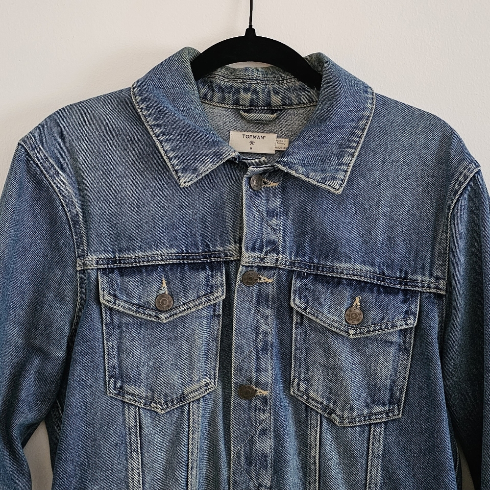 Topman | Blue Denim Jacket (Medium)